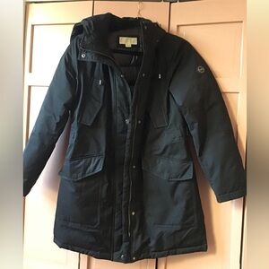 Michael Kors water resistant down alternative jacket, size S